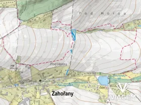 Prodej podílu pole, Zahořany, 1343 m2
