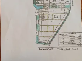 Pronájem kanceláře, Praha - Staré Město, Týnská ulička, 73 m2