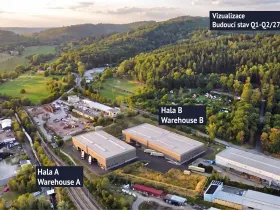 Pronájem výrobních prostor, Písek, 1500 m2