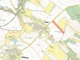 Prodej pole, Katov, 13880 m2