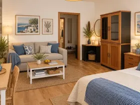 Pronájem bytu 1+kk, Praha - Letňany, Hlučkova, 38 m2
