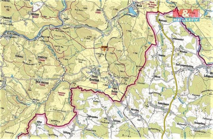 Prodej trvalého travního porostu, Horní Dvořiště, 1471 m2