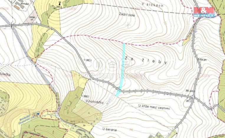 Prodej pole, Myslejovice - Křenůvky, 8800 m2