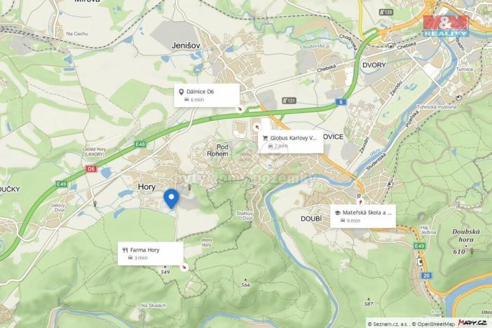 Prodej pozemku pro bydlení, Hory, 772 m2