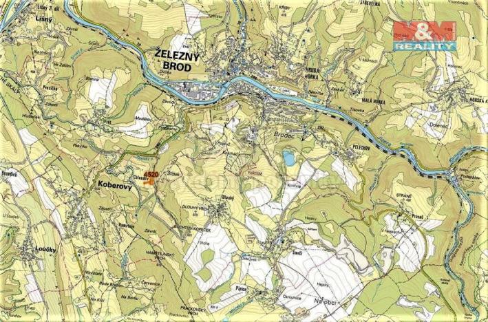 Prodej trvalého travního porostu, Koberovy, 6562 m2