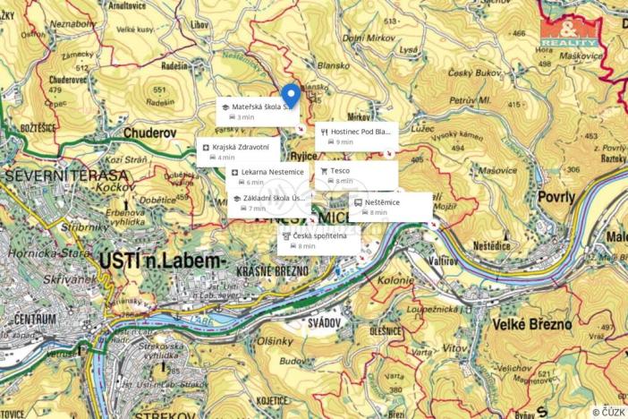 Prodej zahrady, Ryjice, 610 m2