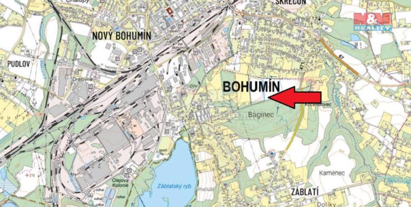 Prodej rybníku, Bohumín - Záblatí, 1113 m2