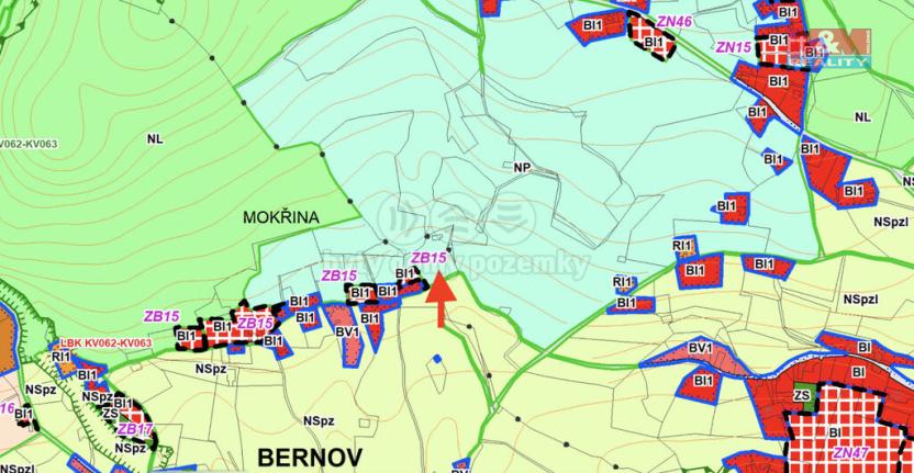 Prodej pozemku pro bydlení, Nejdek - Bernov, 5882 m2