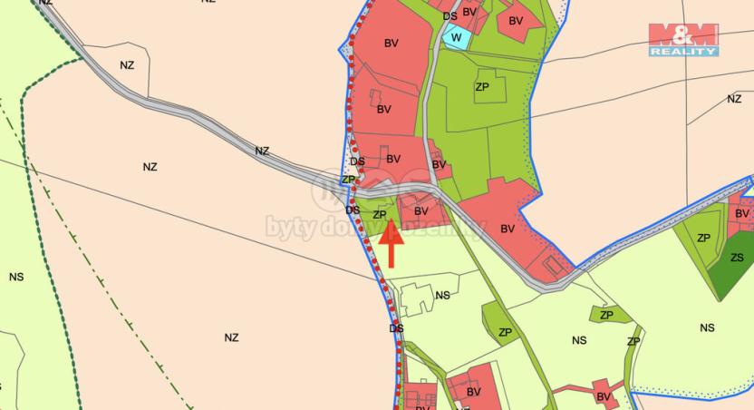 Prodej zahrady, Luby, 602 m2