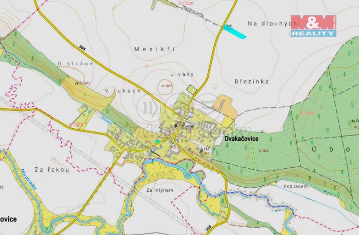 Prodej pozemku pro bydlení, Dvakačovice, 4505 m2