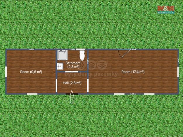 Prodej mobilheimu, Hodějice, 33 m2