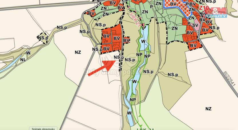 Prodej trvalého travního porostu, Tuchořice, 4242 m2