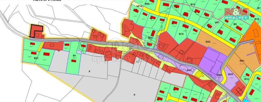 Prodej pozemku pro bydlení, Sokolov - Hrušková, 771 m2