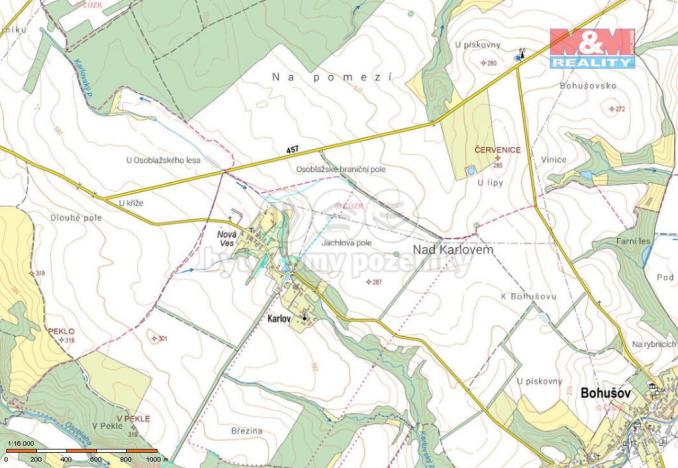 Prodej pozemku, Bohušov, 4717 m2