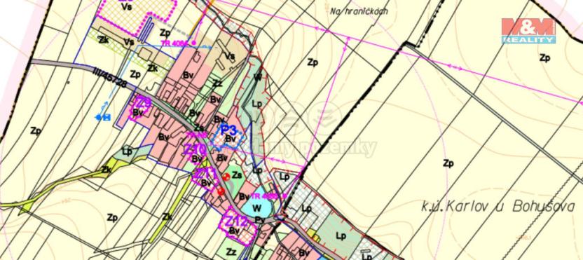 Prodej zahrady, Bohušov, 759 m2