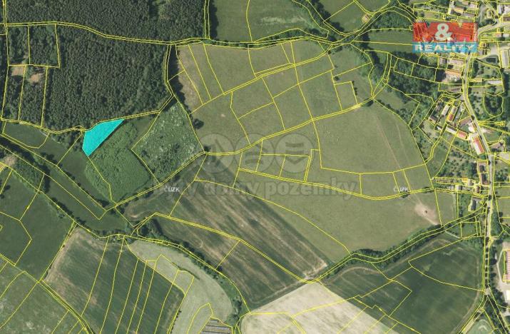 Prodej lesa, Dlažov, 1468 m2