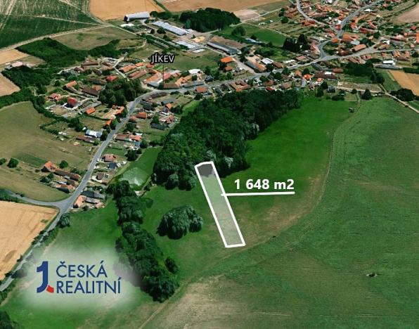 Prodej podílu zemědělské půdy, Jíkev, 824 m2