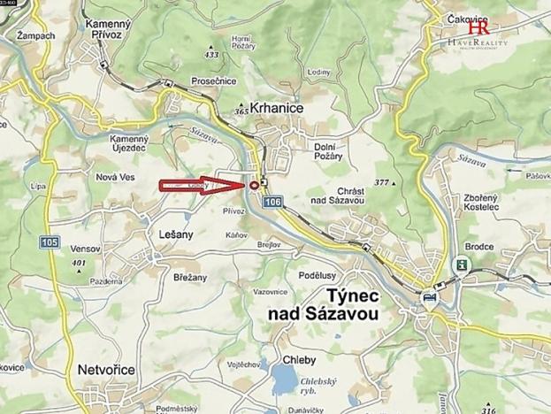 Prodej garážového stání, Týnec nad Sázavou, 13 m2