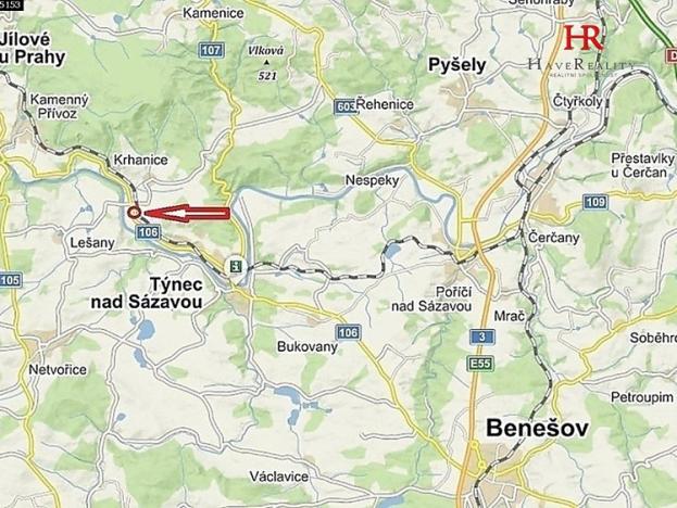 Prodej pozemku, Týnec nad Sázavou, 13 m2