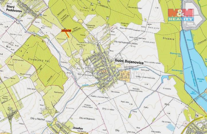 Prodej zemědělské půdy, Dolní Bojanovice, 2497 m2