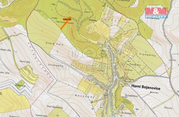 Prodej lesa, Horní Bojanovice, 3219 m2