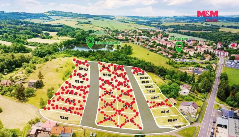 Prodej pozemku pro bydlení, Lubenec, 763 m2