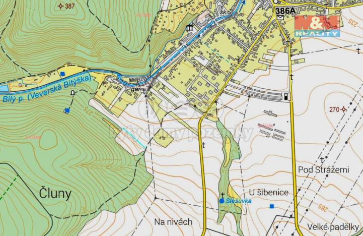 Prodej zemědělské půdy, Veverská Bítýška, 1032 m2