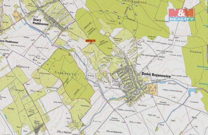 Prodej zemědělské půdy, Dolní Bojanovice, 300 m2