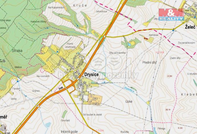 Prodej pozemku, Drysice, 83 m2