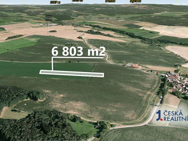 Prodej podílu pole, Spálené Poříčí, 2267 m2