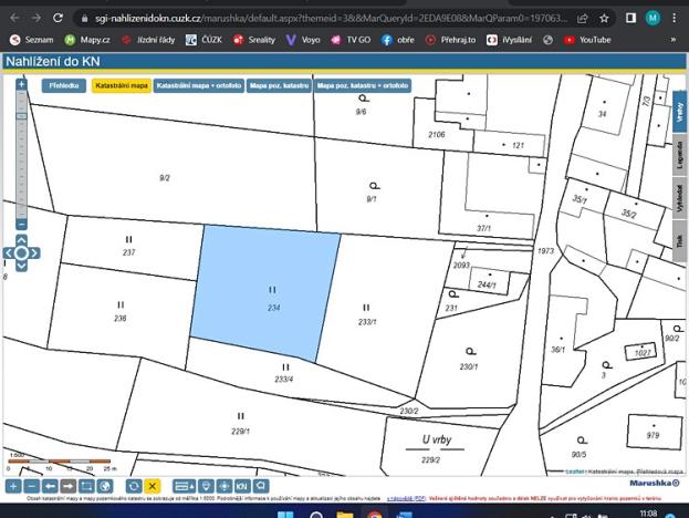 Prodej pozemku pro bydlení, Krhanice, 1068 m2