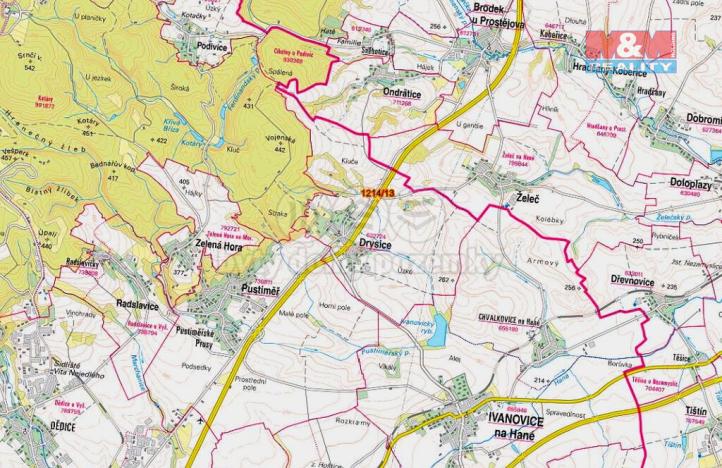 Prodej pozemku, Drysice, 60 m2