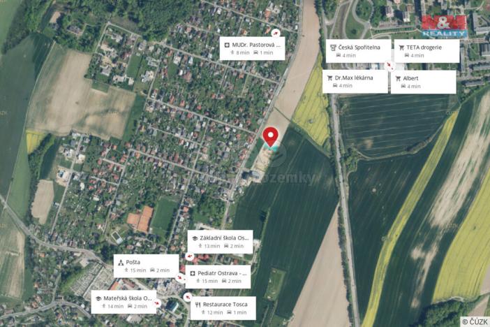 Prodej pozemku pro bydlení, Ostrava, Junácká, 964 m2