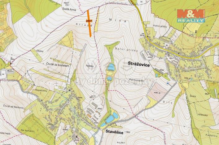 Prodej zemědělské půdy, Stavěšice, 719 m2