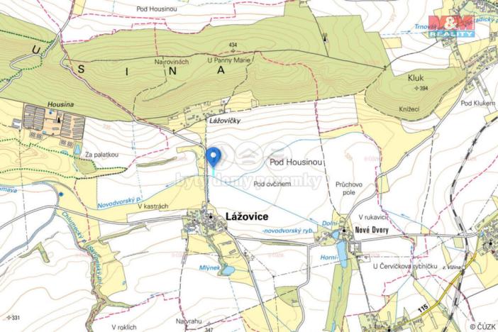 Prodej zemědělské půdy, Lážovice, 8539 m2