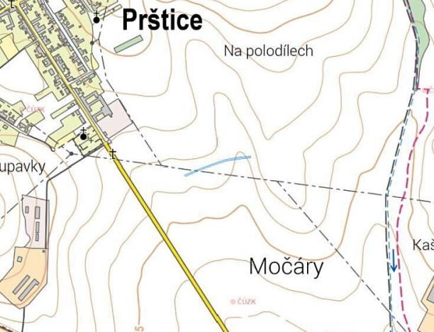 Prodej zemědělské půdy, Prštice, 2725 m2