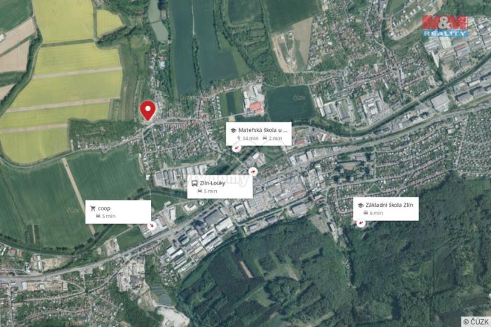 Prodej rodinného domu, Zlín - Louky, Hlubočina, 75 m2