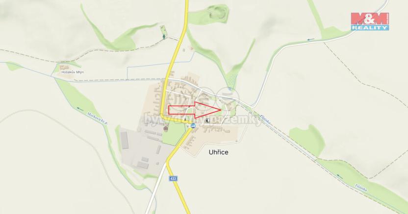 Prodej pozemku pro bydlení, Uhřice, 1958 m2