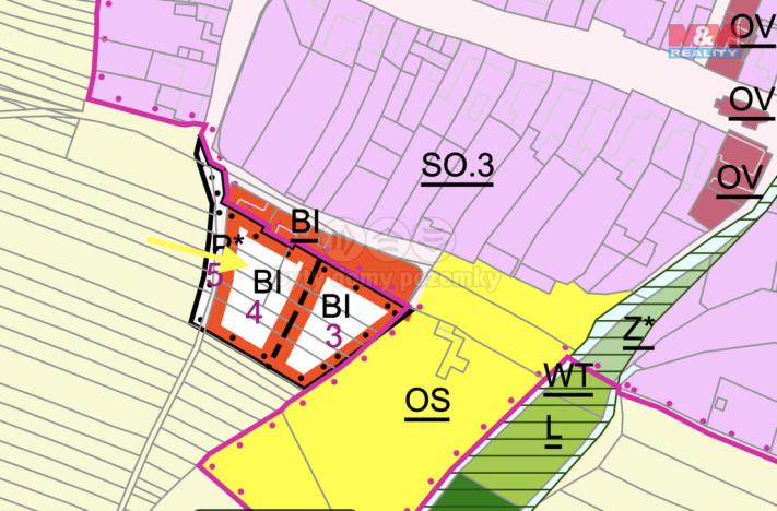 Prodej pozemku pro bydlení, Prasklice, 734 m2
