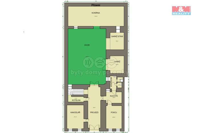 Prodej historického objektu, Manětín, 595 m2