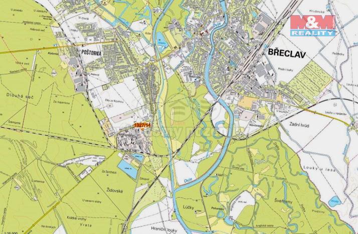 Prodej zemědělské půdy, Břeclav, 263 m2