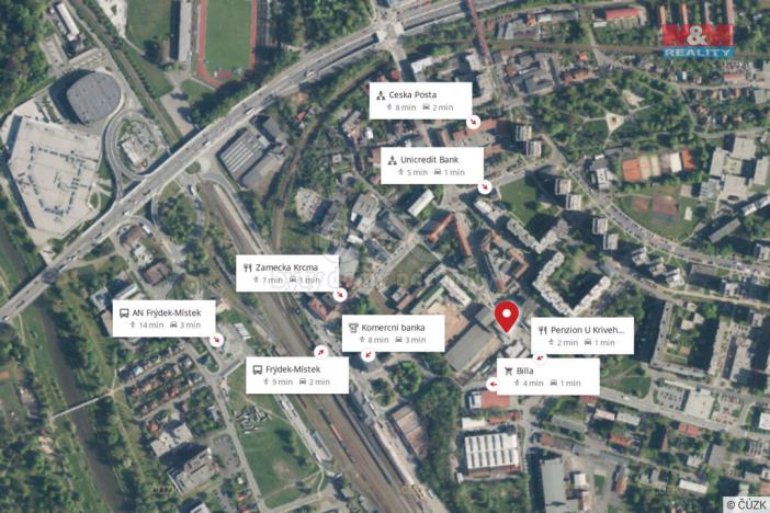 Pronájem obchodního prostoru, Frýdek-Místek - Frýdek, Slezská, 150 m2