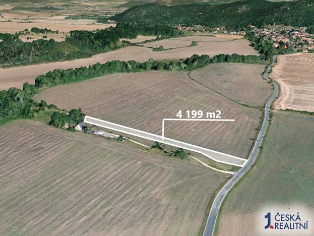 Prodej podílu zemědělské půdy, Lochovice, 350 m2