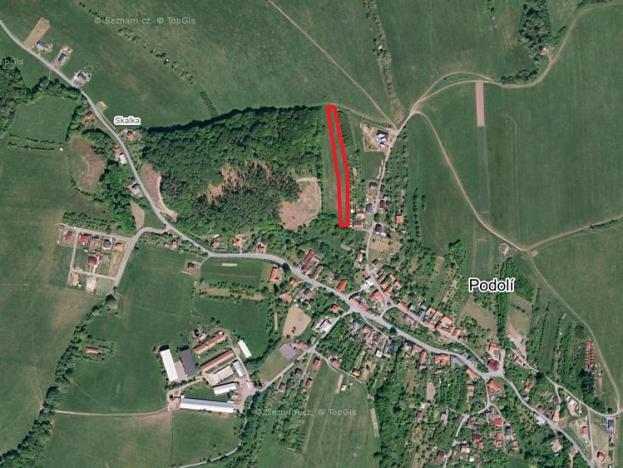 Prodej zemědělské půdy, Podolí, 672 m2