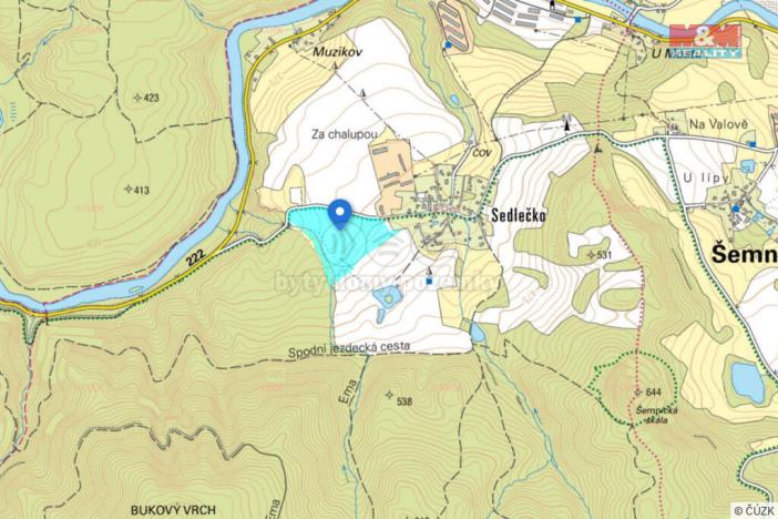 Prodej pole, Šemnice - Sedlečko, 81164 m2