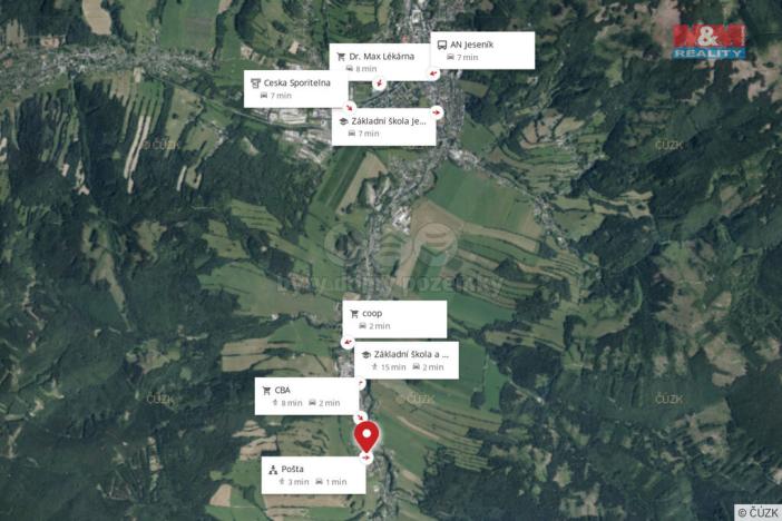 Prodej pozemku pro bydlení, Bělá pod Pradědem - Adolfovice, 1727 m2