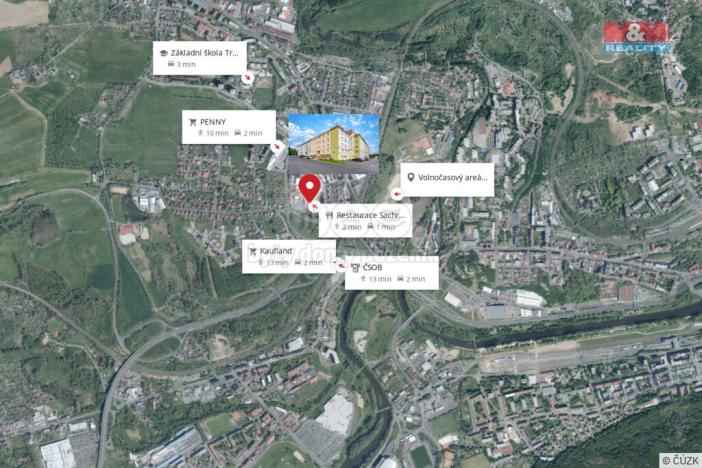 Prodej bytu 3+1, Karlovy Vary - Rybáře, Nad Dvorem, 78 m2