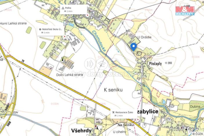 Prodej zahrady, Údlice - Přečaply, 620 m2