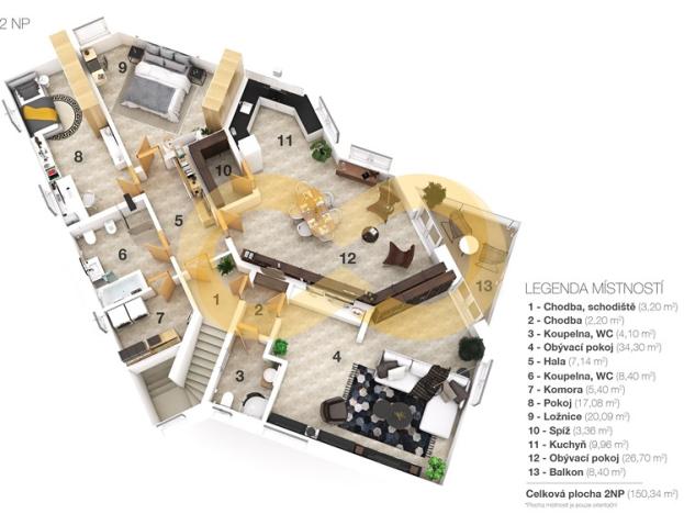 Prodej rodinného domu, Planá nad Lužnicí, Harrachova, 324 m2