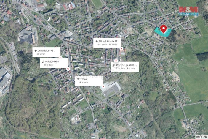 Prodej pozemku pro bydlení, Aš, 9804 m2